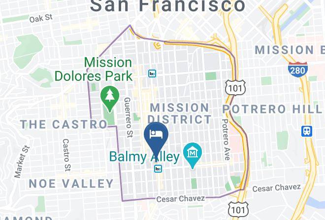 San Francisco - Crystal Hotel Maps