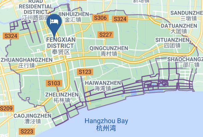 Fengxian District - Crystal Island Entertainment Club Shanghai Maps