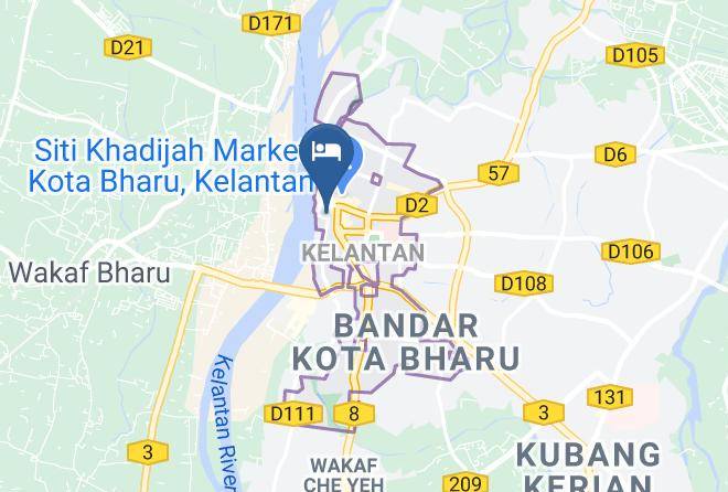 Kota Bharu - Crystal Lodge Maps