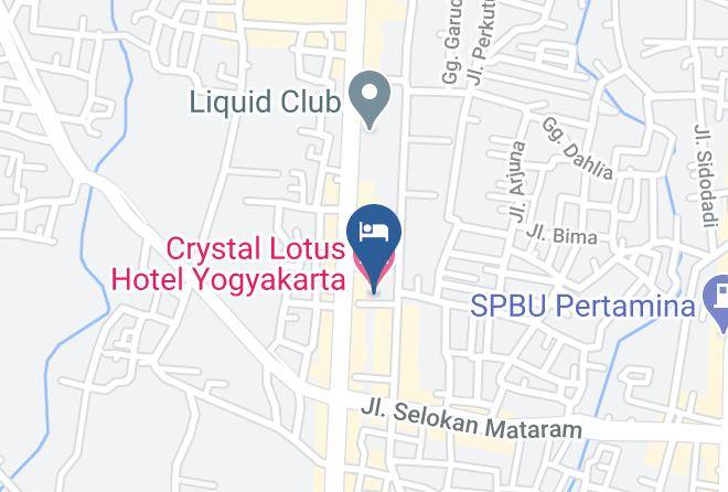 Sleman - Crystal Lotus Hotel Yogyakarta Maps