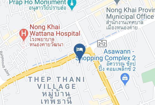 Crystal Nongkhai Hotel Map