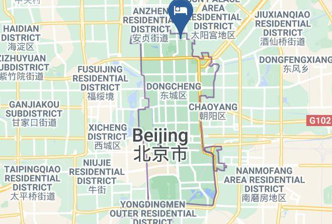 Dongcheng District - Crystal Orange Hotel Beijing An Zhen Maps