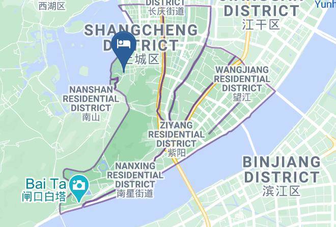 Hangzhou - Crystal Orange Hotel Hangzhou Maps