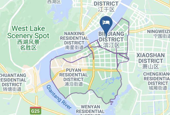 Hangzhou - Crystal Orange Hotel Maps