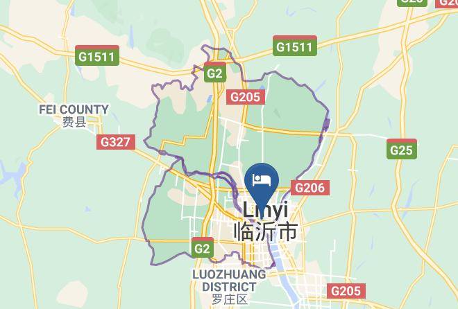 Linyi - Crystal Orange Hotel Maps