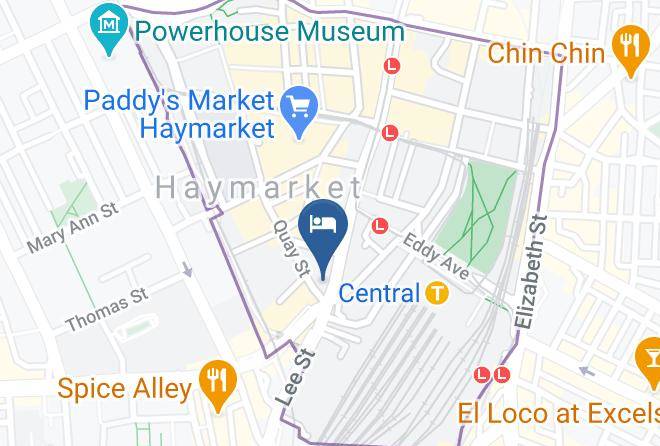 Crystal Palace Hotel Map