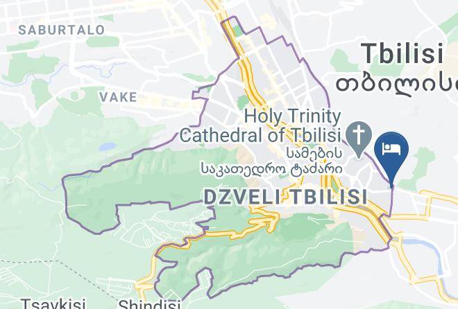 Tbilisi - Crystal Palace Hotel Maps