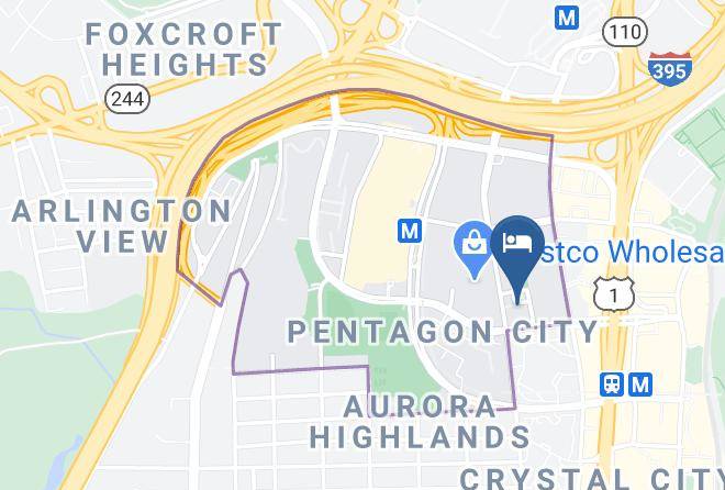 Arlington - Crystal Quarters Corporate Housing At The Gramercy Pentagon City Maps
