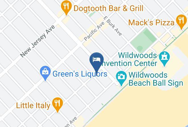 Cape May - Crystal Sands Motel Maps