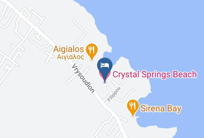 Cyprus - Crystal Springs Beach Hotel Maps