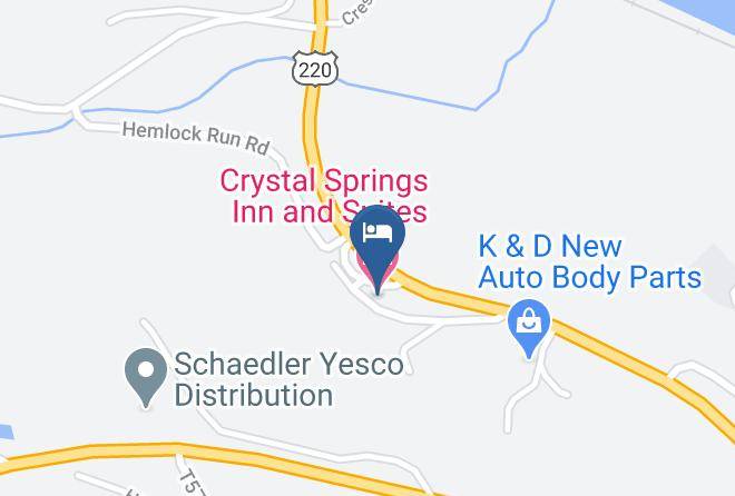 Bradford - Crystal Springs Inn And Suites Maps