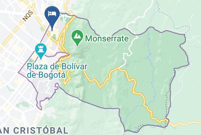 Bogota - Crystal Suites And Hotel Maps