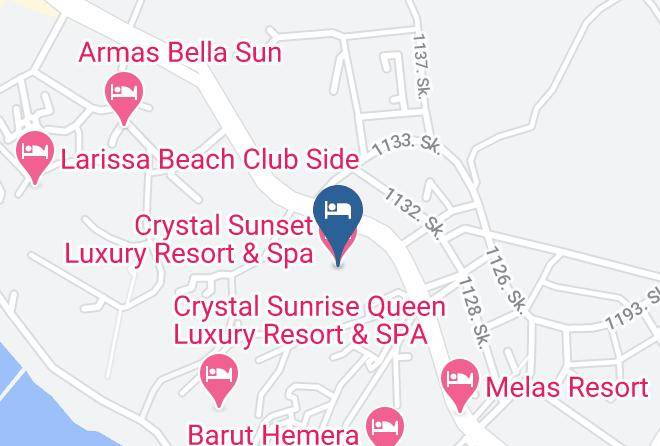 Crystal Sunset Luxury Resort & Spa Map