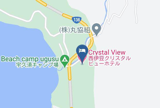 Nishiizu Townkamo District - Crystal View Hotel Maps