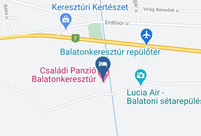 Balatonkeresztur - Csaladi Es Lovaspanzio Maps