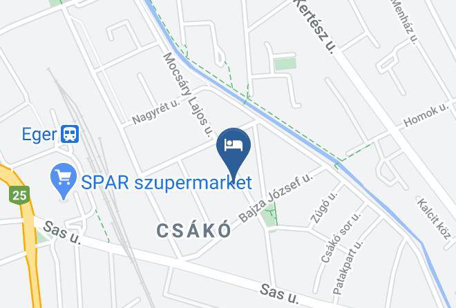 Eger - Csaladi Vendeghaz Maps