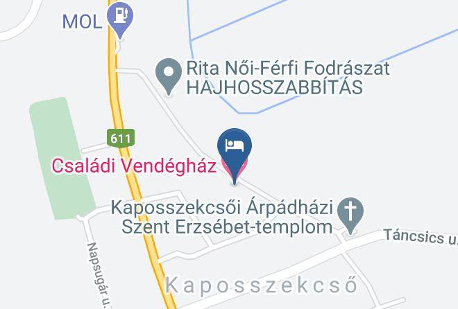 Kaposszekcso - Csaladi Vendeghaz Maps