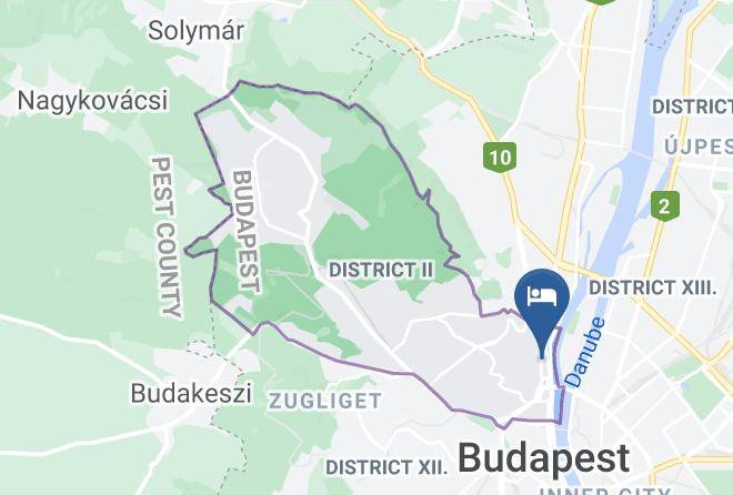 Budapest Varkerulet - Csaszar Hotel Maps