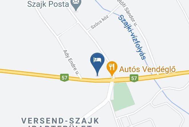 Szajk - Csaszarkert Vendeghaz Maps