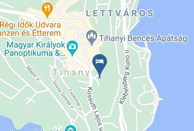 Tihany - Csato Vendeghaz Maps