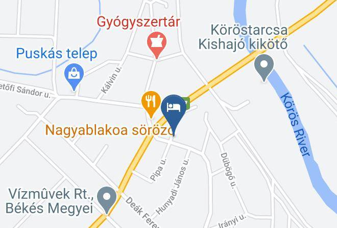 Korostarcsa - Csendes Vendeghaz Maps