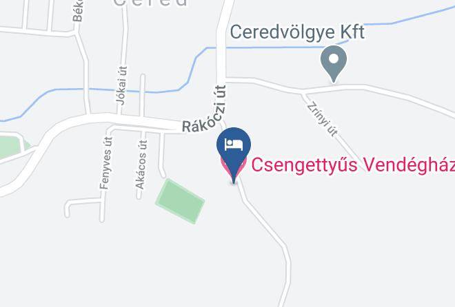 Cered - Csengettyus Vendeghaz Maps