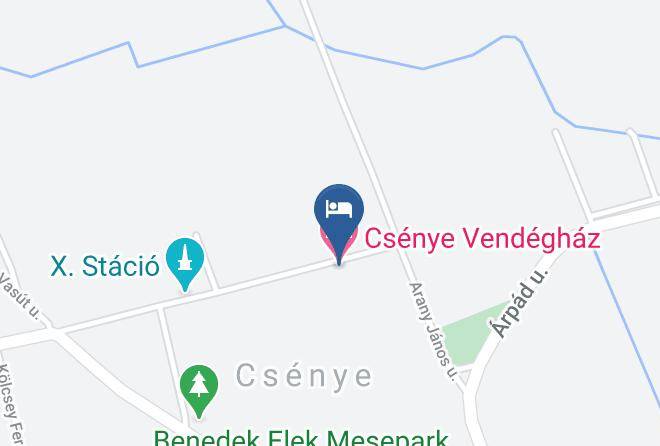 Csenye - Csenye Vendeghaz Maps
