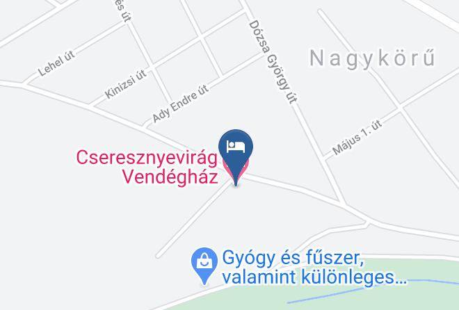 Nagykoru - Cseresznyevirag Vendeghaz Maps