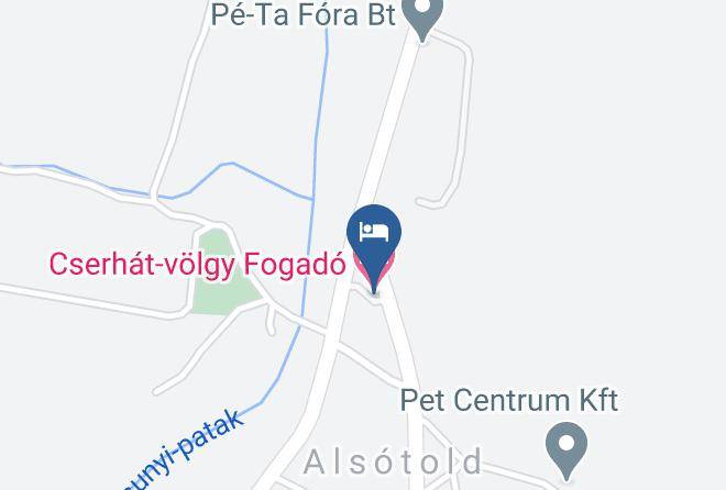 Alsotold - Cserhat Volgy Fogado Maps
