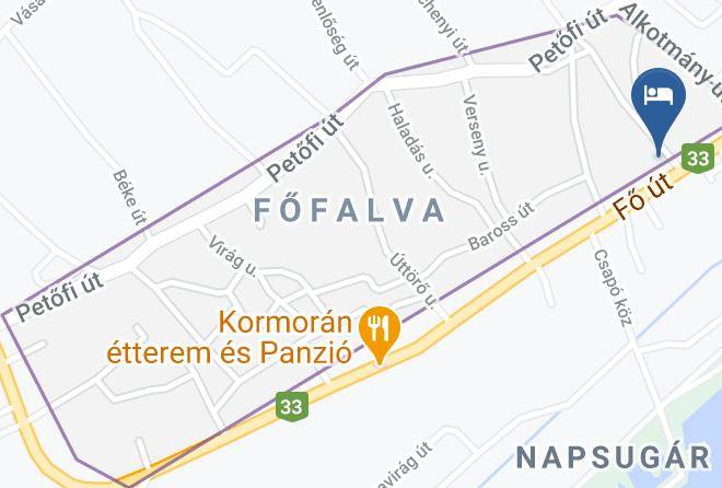 Poroszlo - Cserohati Vendeghaz Maps