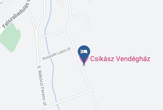 Nagyvisnyo - Csikasz Vendeghaz Maps