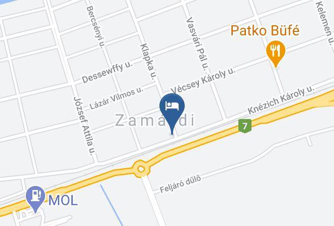 Zamardi - Csikos Vendeghaz Maps