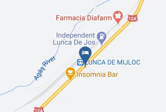 Lunca De Jos - Csillag Panzio Maps