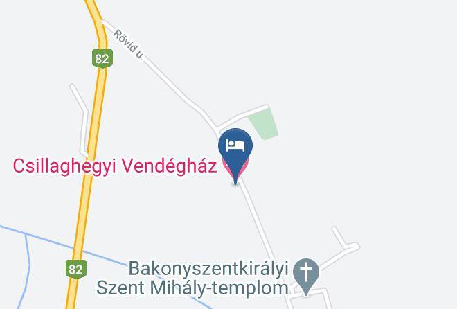 Csillaghegyi Vendeghaz Map