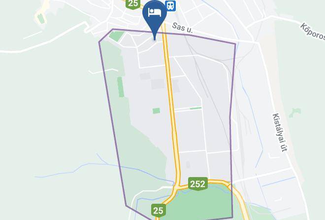 Eger - Csillagtura Panzio Maps