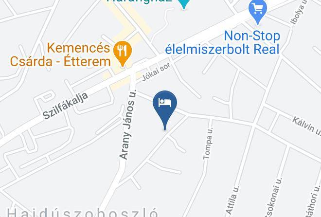 Hajduszoboszlo - Csillam Vendeghaz Maps