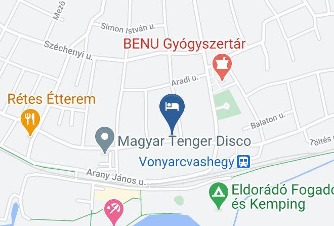Vonyarcvashegy - Csipet Vendeghaz Maps