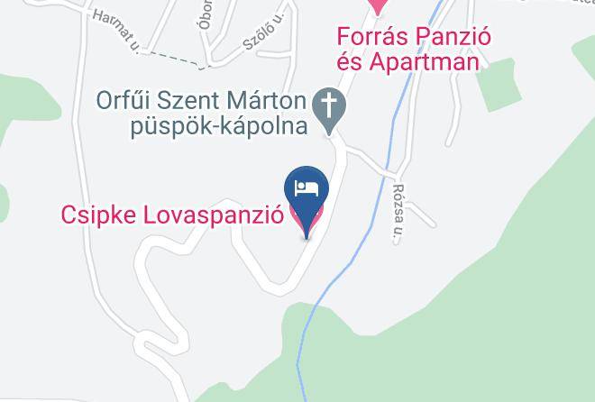 Orfu - Csipke Lovaspanzio Maps