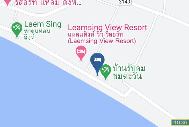 Amphoe Laem Sing - C Sky Beach Resort Maps