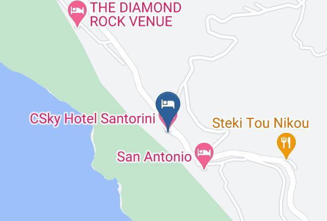 Thira - Csky Hotel Santorini Maps
