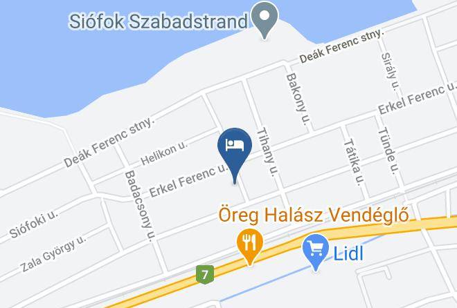 Siofok - Csobanc Haz Maps