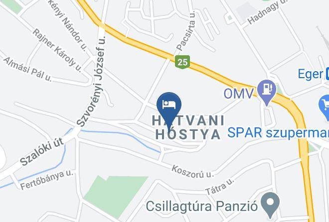 Eger - Csobogo Vendeghaz Maps