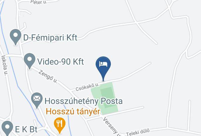 Hosszuheteny - Csokako Vendeghaz Maps