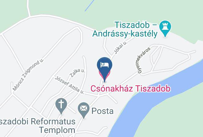 Tiszadob - Csonakhaz Tiszadob Maps