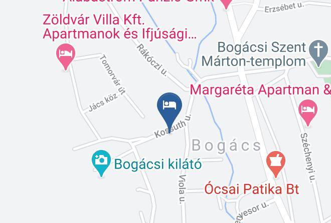 Bogacs - Csongor Vendeghaz Maps