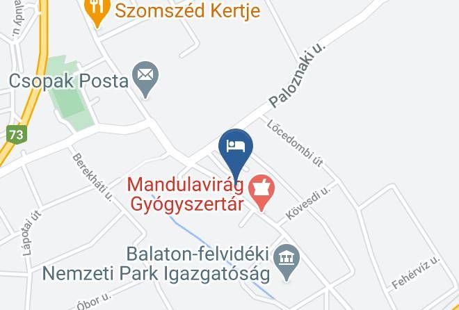 Csopak - Csopak Szive Vendeghaz Maps