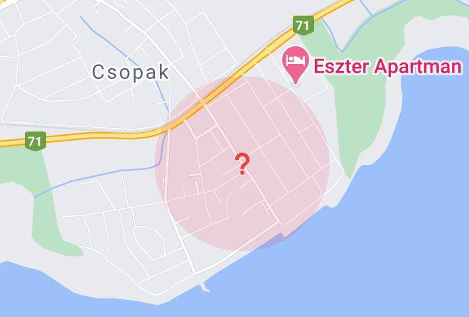 Csopak - Csopak Vendeghaz Maps