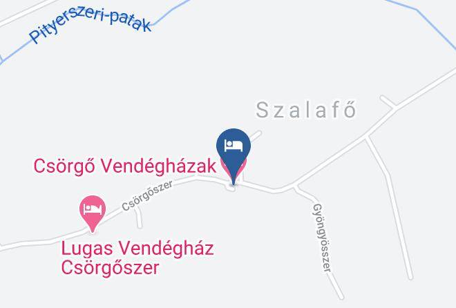 Szalafo - Csorgo Vendeghazak Maps