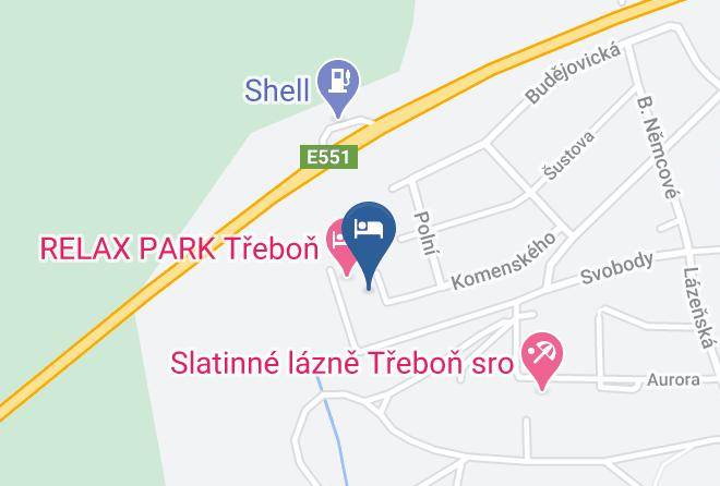 Jindrichuv Hradec - Ctyrlistek U Lazni Aurora Maps