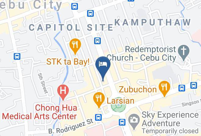 Cebu - Cuarto Hotel Cebu Maps